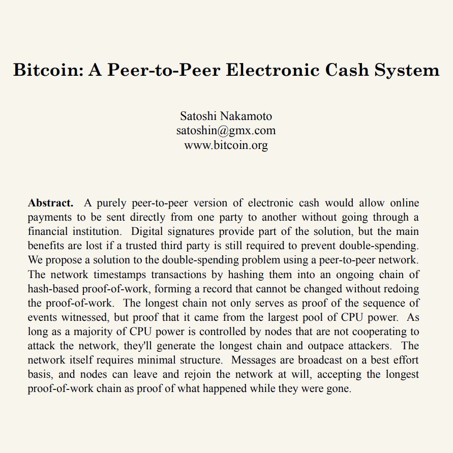 satoshi nakamoto bitcoin paper pdf