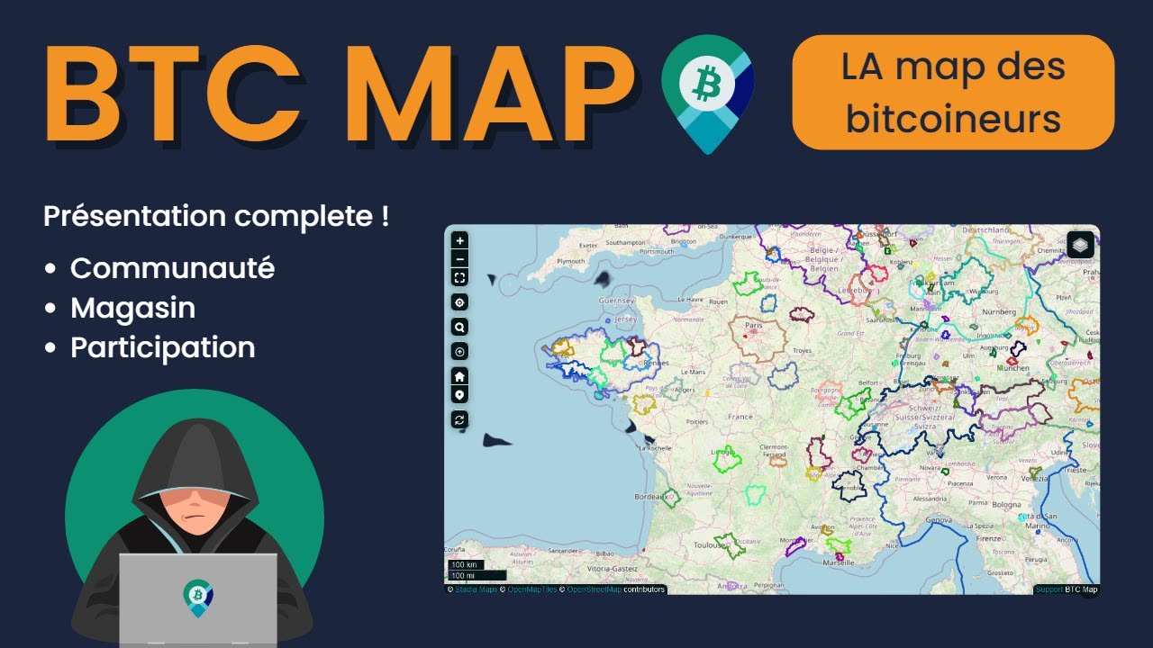 BTC Map : une carte collaborative des commerces qui acceptent le ...