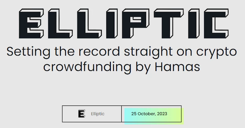 La Hamas financé en bitcoin ? – La mise au point d’Elliptic