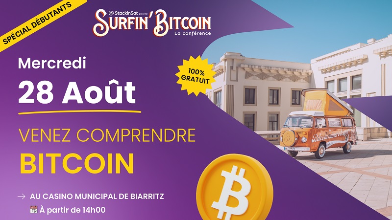 Surfin’Bitcoin 2024 : Une demi-journée gratuite pour le grand public