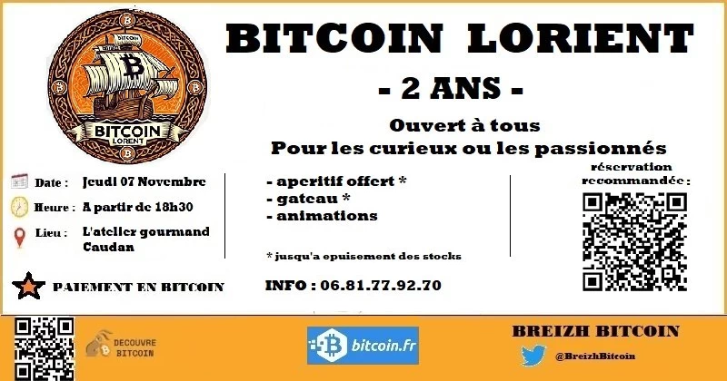 Bitcoin Lorient fête ses deux ans