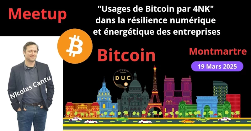 Bitcoin meetup à Paris Montmartre