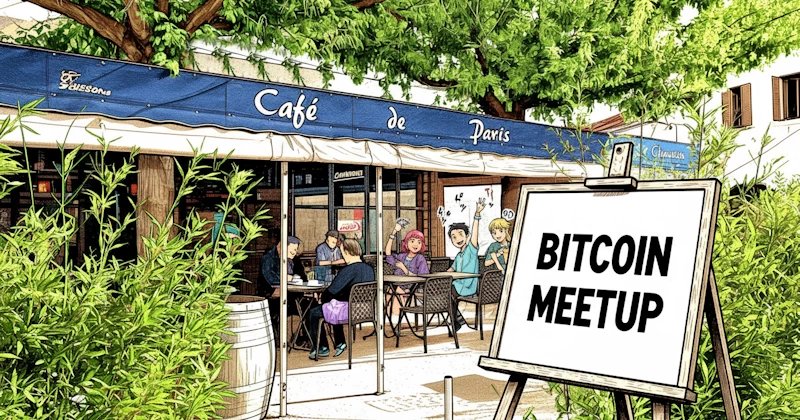 Meetup Bitcoin au Café de Paris à Monteux