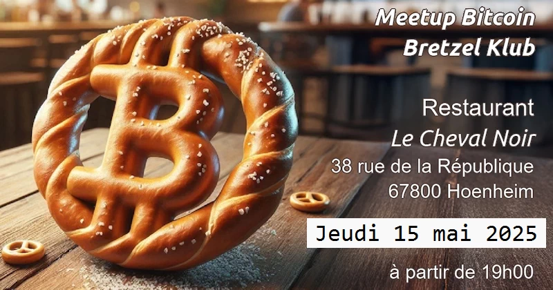 Meetup Bitcoin Bretzel Klüb à Hoenheim