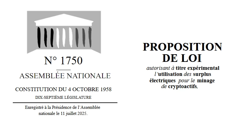 Une proposition de loi favorable au minage de Bitcoin