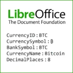 Bitcoin officiellement reconnu par la suite bureautique LibreOffice