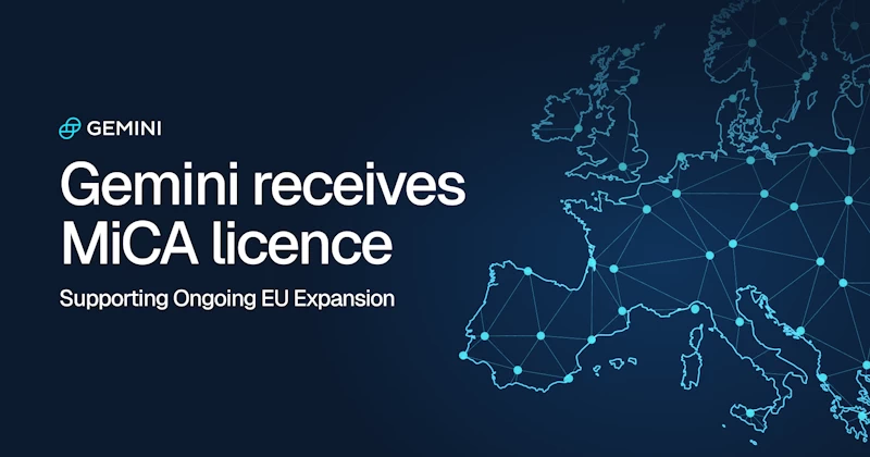 Gemini obtient sa licence MiCa