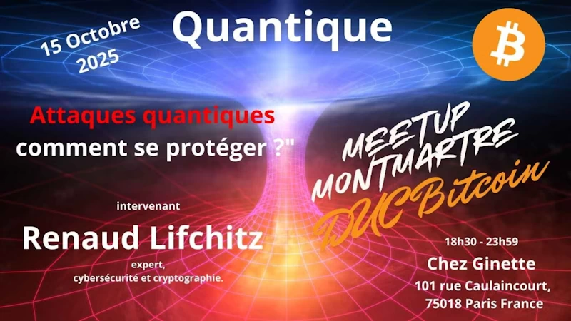 Paris : Bitcoin meetup à Montmartre