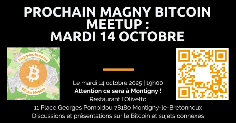 Bitcoin meetup à Montigny le Bretonneux