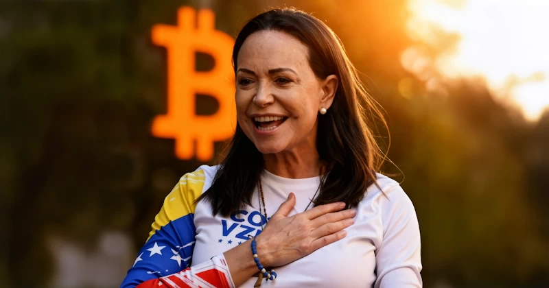 Bitcoin selon Marina Machado, prix Nobel de la paix