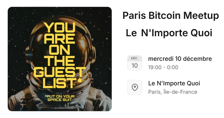 Paris Bitcoin Meetup – Le N’Importe Quoi