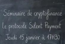 Séminaire de cryptofinance : Le protocole Silent Payments
