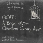 Séminaire de cryptofinance : Quantum Canary Address Generation