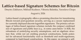 Vers un Bitcoin post-quantique : évaluation des différents schémas de signature à réseaux euclidiens